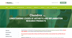 Desktop Screenshot of chondrex.com