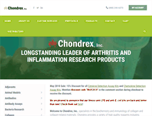 Tablet Screenshot of chondrex.com